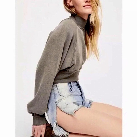 One Teaspoon Le Wolves High Rise Shorts 90s Y2K Festival - Picture 14 of 16